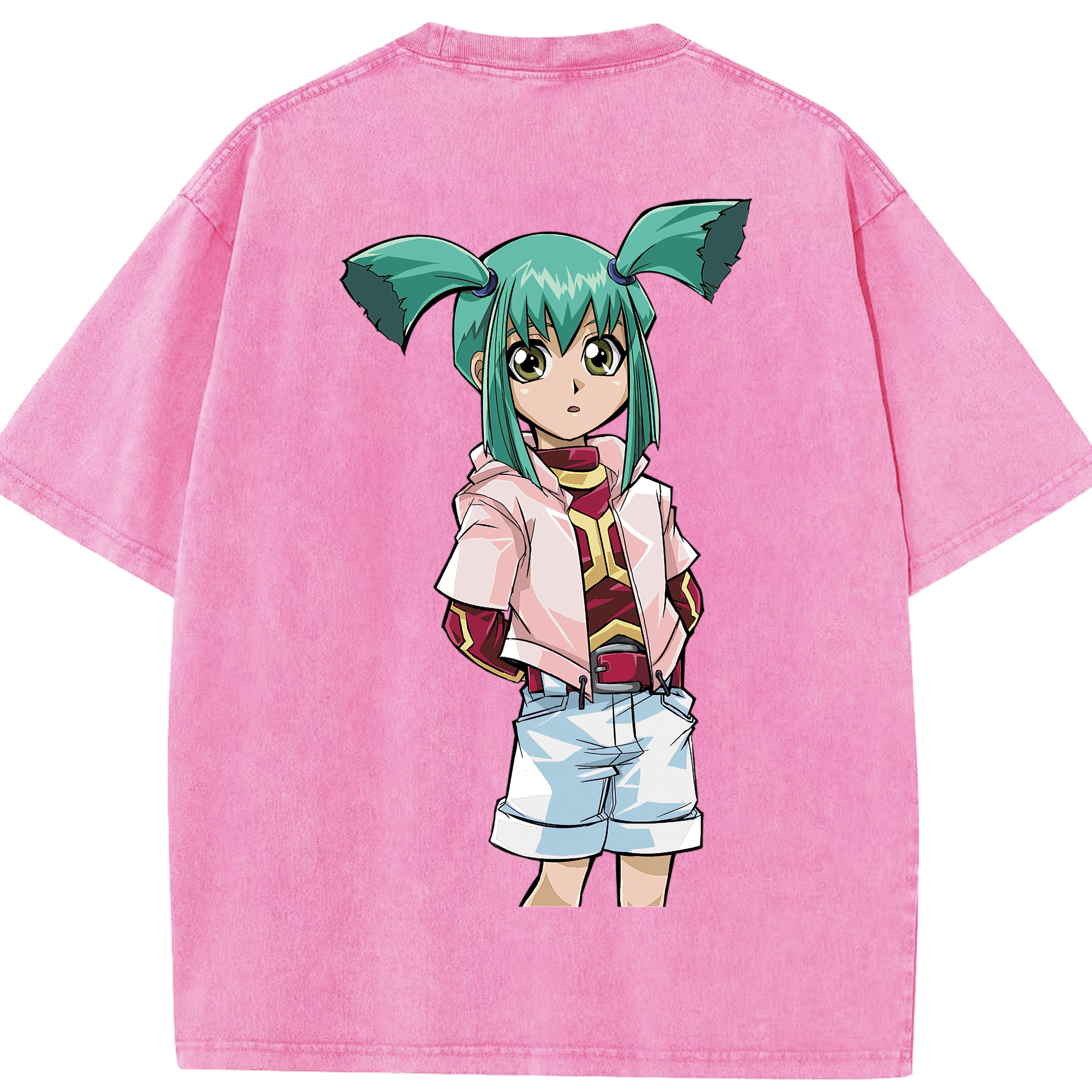 （画像用） 遊☆戯☆王 Yu-Gi-Oh! 綿100% ヴィンテージ風 半袖Tシャツ（背面プリント）